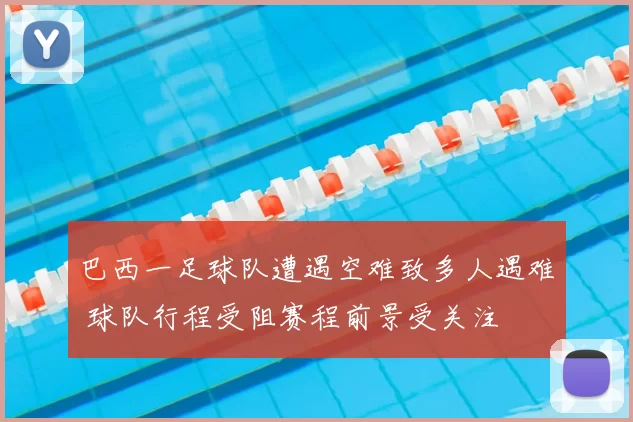 巴西一足球队遭遇空难致多人遇难 球队行程受阻赛程前景受关注